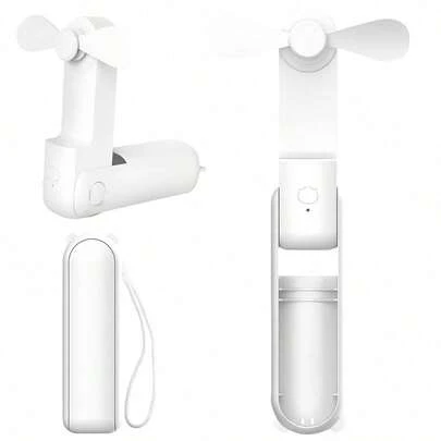 Draagbare handventilator, 3-in-1 mini opvouwbare reisventilator met powerbank, USB oplaadbaar, geschikt voor reizen, concerten, make-up, zomercadeau voor vrouwen en meisjes, Braziliaanse Valentijnsdag, Valentijnsdag in Brazilië, Valentijnsdag 12 juni, liefdescadeaus, cadeaus voor stellen, romantische cadeaus, jubileumcadeaus, cadeau voor vriend, vriendin, presentje, sieraden, Braziliaanse juni-vieringen