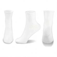 Tendencia6 Pares Calceta Deportiva Unisex Calcetin Largo Algodon GymCalidad premium - Blanco y Negro - Ver 5