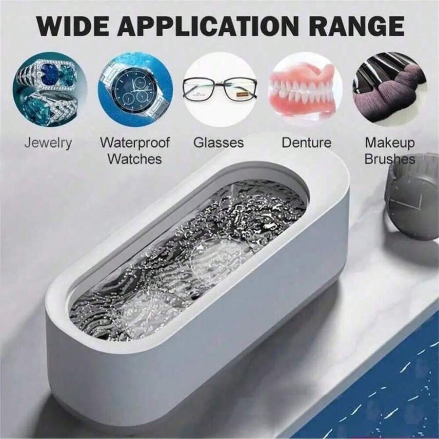 Multifunctional Vibration Cleaning Machine Contact Lens Cleaning Machine Vibration Cleaning Watch Jewelry Teeth - Multicolor - View 1