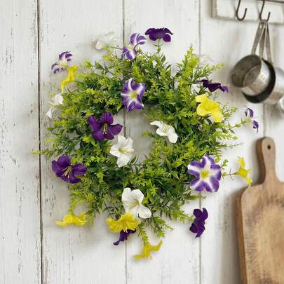 1PC 13.8in Artificial Flowers Garland Real Touch Fake Plants Spring To Summer Room Decrations Handmade DIY Creative Decoration