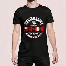 T-Shirt Black Tarjan Army On Tour World Cup 2026 With Usa Canada Mexico Flags And Soccer Player Graphic For Sports Events And Fanwear - 白色 - 查看 7