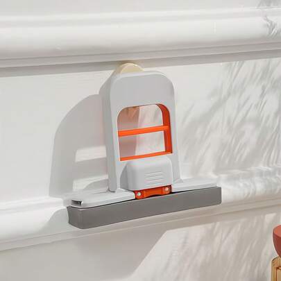 Set de 5 piezas Nuevo Trapeador de Escritorio Plegable y Duradero, Incluye 1 Trapeador + 4 Cabezales de Esponja de Repuesto, Limpiador de Piso Miniatura, Uso en Seco y Húmedo, Adecuado para Cocina, Sala de Estar, Baño y Cristal de Automóvil, Esponja de Limpieza Multiusos Altamente Absorbente