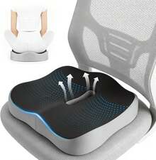 ¡RecomendadoCojín Ortopédico para Silla de Oficina, Cojín Ergonómico para Coxis y Ciática Lumbar, Almohada de Asiento para Automóvil, Dona para Sentarse y Aliviar Hemorroides, Apto Todas Estaciones¡Top de Temporada - 1 - Ver 1