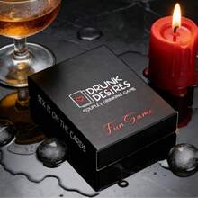 Fun Card Game, Anniversary Night Dating Game, Drunken Card Game, Includes 50 Fun Cards. - 黑色 - 查看 3
