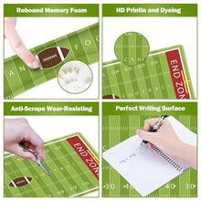 Gre1en Desk Mat Set, Extended Gaming  Pad With Wrist Rest Support +Keyboard Wrist Rest +Coaster, Large Cute Pad, American Football Field - AmericanFootballField - View 7