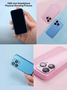 SERVO Mini 智能手机，安卓 9.0 系统，双卡双待，2GB 运行内存，16GB 机身存储，支持 WiFi、GPS、3G WCDMA 网络，3.0 英寸显示屏，便携式手机 - 粉色 - 查看 4