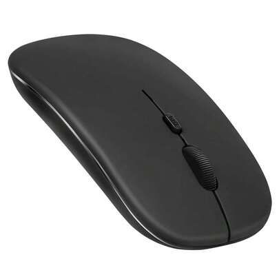 Wireless Bluetooth Mouse, Compatible With MacBook/Laptop/, Compatible With (IOS 13.1.2 And Above), Silent Mini Mouse, Compatible With Android/Windows/Linux (Black)