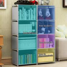 Shelving And Storage Cabinets, 8-Compartment Shelving Unit, Practical For Home Storage. - Light Grey - View 4