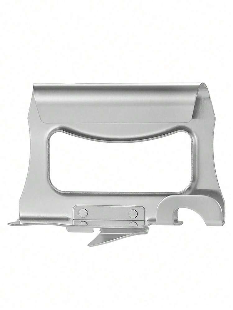 1/2pcs Japanese Style Manual Stainless Steel Portable Can Opener, Multifunctional Kitchen Tool For Home And Outdoor Use - Silver - View 13