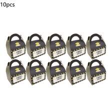 11pcs Graduation Party Gift Box, Black & Gold Congratulations You Did It Design Paper Candy Box With Handle, Suitable For Graduation Party Supplies - Multicolor - View 18