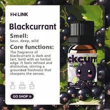 HWLINK 10ml 黑醋栗果香精油，適用於蠟燭製作、擴香機/加濕器、室內香氛、節日禮物、車用芳香療法，無酒精 - Blackcurrant - 查看 4