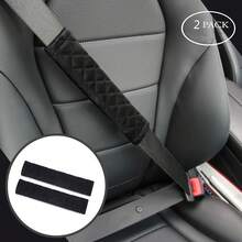 [4 Unidades]Protectores Suaves para Cinturón de  de Coche, Almohadillas Antirozaduras - Universal para Autos, Furgoneta - A - Ver 6