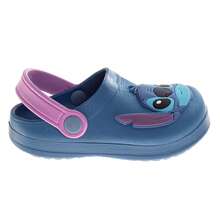 Disney Lilo & Stitch Girls Shoes, EVA Clogs, Water Shoes - Kids Pool Shoes, Blue And Pink Slip-On (Toddler Sizes 5-10, Little Kid Sizes 11-12) - 粉色 - 查看 3