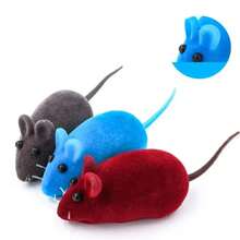 Juguete de goma para gato, nuevo modelo de ratón con sonido, juguete interactivo para gatito, juguete Teaser de felpa para mascota MRUD - Negro - Ver 6