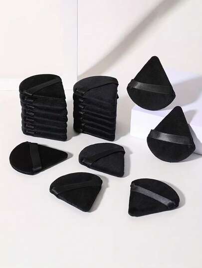 20个装三角绒粉扑，面部散粉扑，可重复使用粉扑，面部和眼部化妆粉扑，柔软粉底粉扑，粉底干粉粉扑，化妆工具，化妆品，便宜，房间装饰，梳妆台，旅行，卧室，化妆配件，粉扑，美妆蛋，粉扑，化妆海绵，便宜，圣诞礼物，化妆品，化妆工具，便宜货，礼物，女士礼物，圣诞礼物，赠品，旅行，便宜货，旅行必备