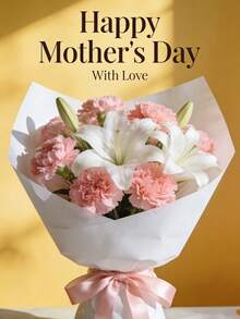 20张防水花卉包装纸，适用于DIY手工艺品、礼品包装、花店用品，可用于婚礼、生日礼物、母亲节礼物（白色） - 白色 - 查看 4