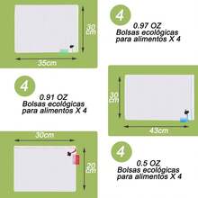 ¡Recomendado12PCS Bolsa de Malla Reutilizable para Almacenar Frutas, Bolsa de Malla Lavable para Fruta y Verduras, Bolsa de Malla Ecológica Ideal para Guardar Frutas, Verduras, Juguetes y la Compras¡Top de Temporada - B-15 - Ver 9