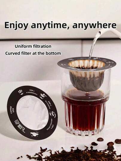 25 tờ giấy lọc cà phê di động, phụ kiện pha cà phê nhỏ giọt thủ công, có thể tháo rời và đóng gói tiện lợi để mang đi. Cấu trúc chịu nhiệt và bền chắc giúp chiết xuất chính xác, phù hợp với nhiều kích cỡ cốc. Được làm từ chất liệu cao cấp, lý tưởng cho cắm trại, văn phòng và du lịch. Thiết kế nhỏ gọn tiết kiệm không gian, một vật dụng thiết yếu khi ra ngoài.