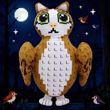 Kids Plush Figure Toys - Meowl - View 5