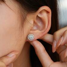 KAHOOT Women Fine Stud Earrings - Silver - View 6