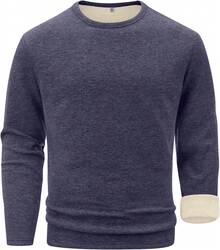 ¡RecomendadoSailwind - playera térmica de manga larga para hombre, con cuello redondo¡Top de Temporada - A01 Gris Azul - Ver 2