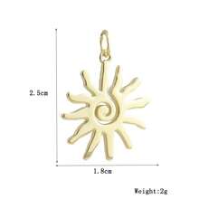 1pc Copper Micro-Inlaid Zirconia Hip-Hop Style Sun Letter "Love" Pendant, Jewelry Accessory - Multicolor - View 22