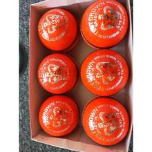 Test Crown Orange 6 Pk Cricket Balls - Multicolor - View 6