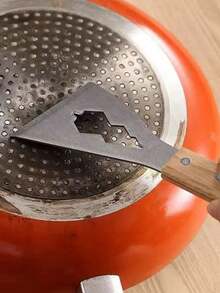 1 件装多功能金属铲，带木柄，适用于客厅、户外、车库、花园的清洁和维护，无需用电 - 多色 - 查看 8