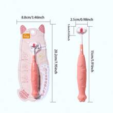 1 pieza Cepillo de dientes suave para niños, protección completa de 3 lados para las encías, cepillo de dientes de viaje individual empaquetado - Multicolor - Ver 8