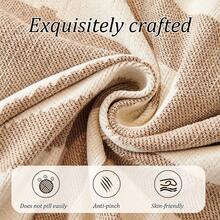 One Bohemian-Style Retro Patterned Chenille Sofa Cover, Suitable For All Seasons, Fully Covered, Non-Slip And Durable, Pet-Friendly, Wear-Resistant And Easy To Machine Wash, With A Rich Style, Suitable For Various Spaces Such As Bedrooms And Living Rooms, A Top Choice For Home Décor. - Màu Khaki - Xem 5