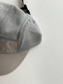 1pc Unisex Summer Outdoor Sun-Shading 5-Panel Cap, Couple Versatile Quick-Dry Baseball Cap, Japanese Patchwork Lightweight Breathable Snapback Hat, New Ins Blogger Color-Blocking Quick-Dry Nylon Baseball Cap For Men And Women Outdoor Sports Sun Protection - Multicolor - View 8