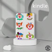 Joker 高级通用小丑电子阅读器保护套：纤薄轻巧，防摔防震，方便携带，采用全方位防摔设计。兼容 Kindle Paperwhite 第十代（2018 年款）、Kindle Paperwhite 第十一代（2021 年款）、Kindle Paperwhite 第十二代（2024 年款）和 Kindle 第十代（2019 年款）。 - 彩色 - 查看 1