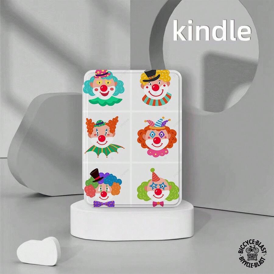 Joker 高级通用小丑电子阅读器保护套：纤薄轻巧，防摔防震，方便携带，采用全方位防摔设计。兼容 Kindle Paperwhite 第十代（2018 年款）、Kindle Paperwhite 第十一代（2021 年款）、Kindle Paperwhite 第十二代（2024 年款）和 Kindle 第十代（2019 年款）。 - 彩色 - 查看 1