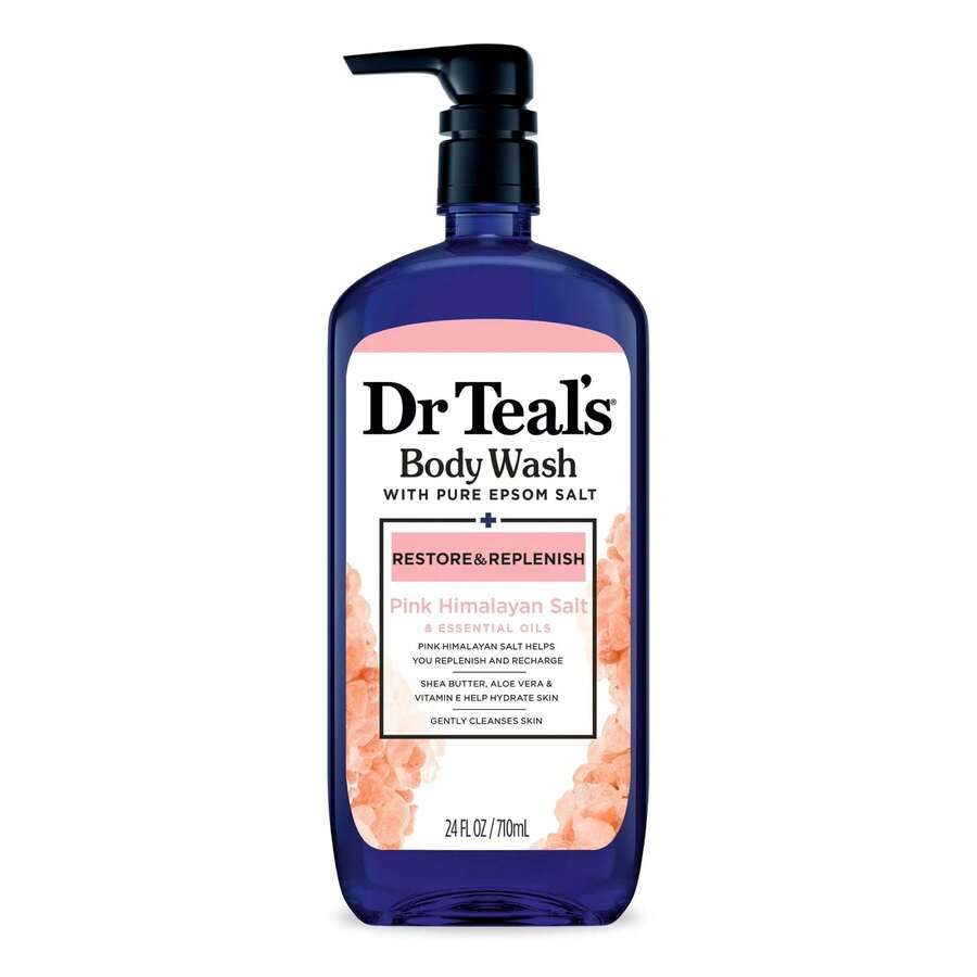 Dr Teal's Restore & Replenish Pink Himalayan Salt Body Wash 24 Oz. - Pink Salt - 查看 1
