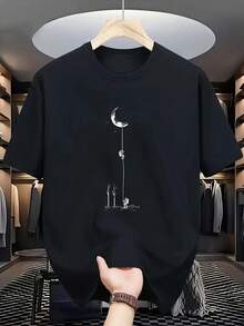 Men Outdoor Tees & Tanks - Black - View 1