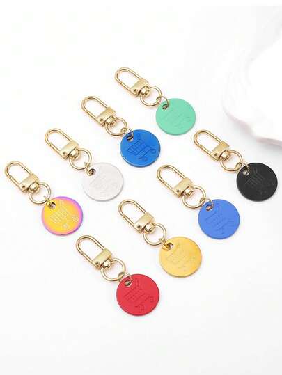 1pc European And American Supermarket Shopping Cart Token Keychain, Realistic Shopping Cart Token Keychain, Creative Gift For Wallet, Car Keys, Birthday, Friends