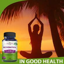 Balincer Resveratrol Dietary Supplement - 1000 Mg Per Serving - Antioxidant Supplement, Trans-Resveratrol And Polyphenols - 120 Capsules - 2 Bottle - 查看 4