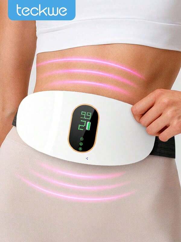 Masajeador abdominal recargable y máquina de vibración para adelgazar - Equipo de fitness holgado para ejercitar el abdomen y las piernas - Dispositivo de masaje portátil para todo el Body, con carga USB, 3 niveles de intensidad y modos - Regalo ideal para vacaciones