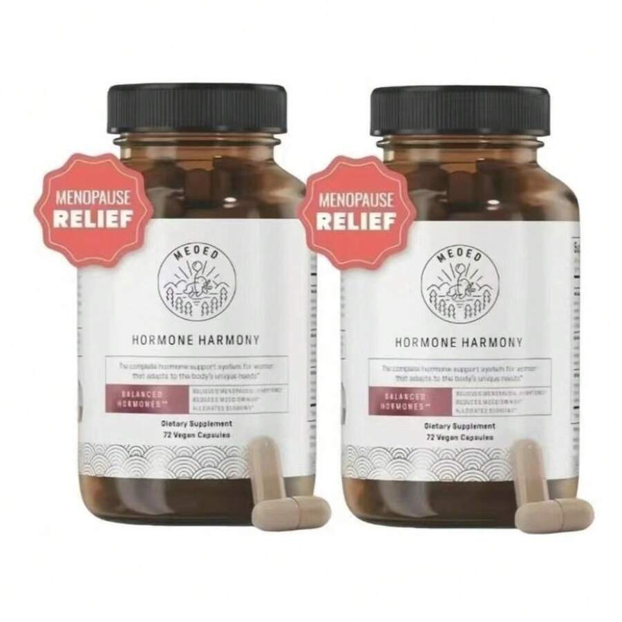 Bestseller!Natural Hormone Support For Women - Relief For Menopause, Perimenopause, Healthy Hormonal Balance, Hot Flashes.72 Capsules..Supplement Vitamin,Free Shipping. - 2 chai - Xem 1