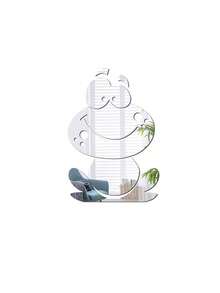 Cute Cartoon Frog Acrylic Mirror Wall Sticker - Removable Self-Adhesive Decor For Kids Room, Bedroom, Living Room - Multicolor - View 8