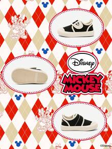 Disney 1 Pair Kids' Sneakers, Suitable For Daily Wear, Festivals, Sports, Outdoor Activities, Comfortable, Non-Slip, Durable, Breathable (Boys' Sneakers, Boys' Skate Shoes, Kids' Sports Shoes, Girls' Sneakers, Girls' Skate Shoes) - Black - View 4