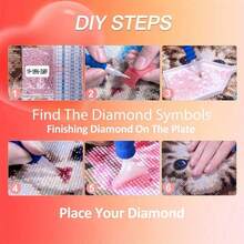 Personalized 5D Diamond Painting Kit - Full Square And Round Rhinestones, Acrylic DIY Wall Art, Ideal Valentine's Day Gift (Customized Photo) - Multicolor - View 8