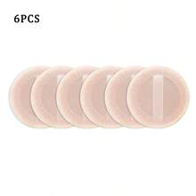 Pink Cotton Round Makeup Powder Puff, Powder Puff, Cotton Velvet Puff, Suitable For Loose Powder, Washable - Multicolor - View 8