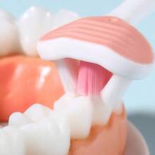 1 pieza Cepillo de dientes suave para niños, protección completa de 3 lados para las encías, cepillo de dientes de viaje individual empaquetado - Multicolor - Ver 6