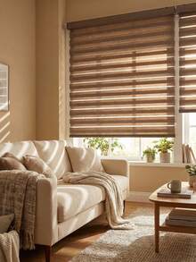 Persiana black out para ventana larga 80x1500cm - Cafe - Ver 1