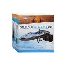 New Summit Oceana Single Seat 1 Person Inflatable Kayak Blue Kit - Multicolor - View 4