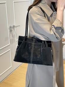 2026新款女士精致奢华多功能小巧时尚单肩包，适合日常使用 - 黑色 - 查看 6