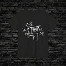 Camisa Makima, Camisa de hombre de la motosierra, Camisa de anime, Motosierra, Camisa de hombre de la motosierra, Regalo de anime, Regalo para él, Regalo para ella, Presente, Poder, Martillo - Negro 1 - Ver 1