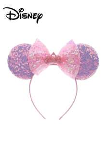 Disney 1个米奇老鼠发箍，米奇亮片皇冠发箍，派对头饰，拍照道具，适合生日派对、复活节活动，可爱卡通发饰，公主装扮装饰，粉丝美妆家居发饰发箍 - 彩色 - 查看 1