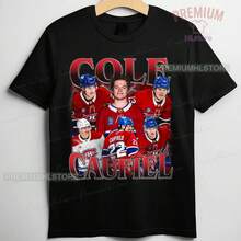 Cole Caufield Shirt, Cole Caufield Tee,  Cole Caufield Tee, Bootleg Rap Hockey Tee, Canadiens Hockey Shirt - 黑色 - 查看 6
